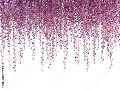 Purple Wisteria Cascade
