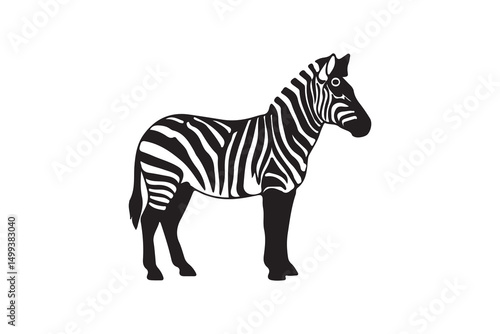 zebra icon vector illustration design  on white background