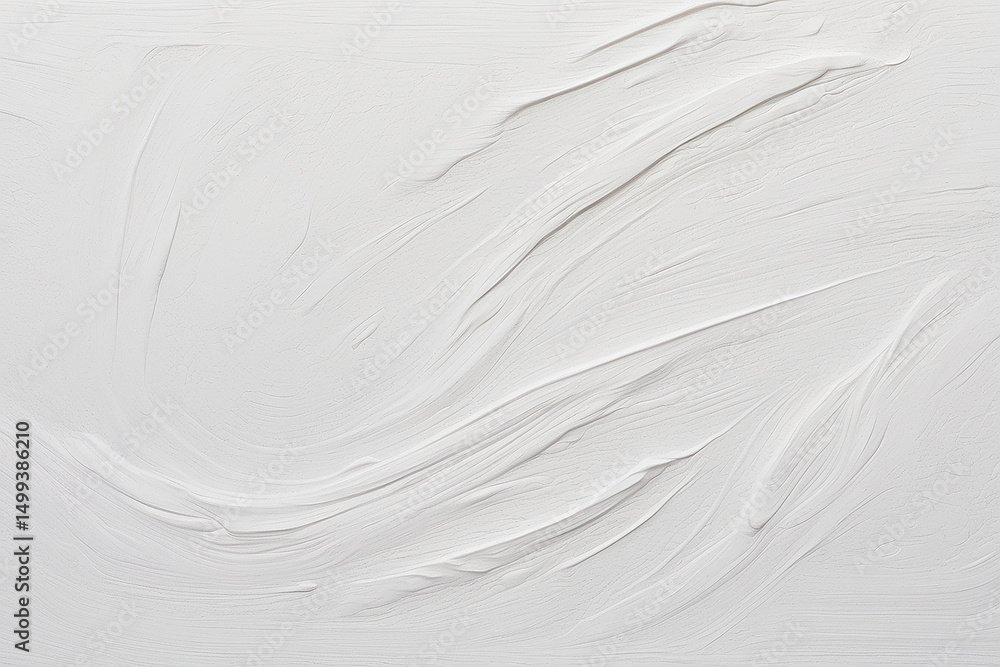 Obraz premium White Chalk Texture with Grainy Surface and Brush Stroke