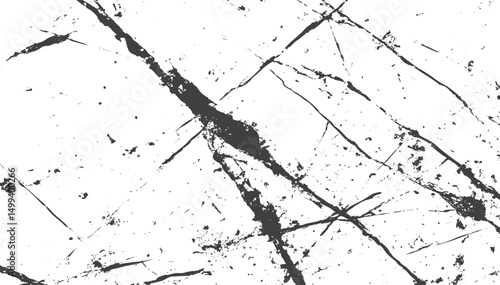 Metal texture vector design with distress grain effect. Cracks and scratches add grunge realism. Used for background banners and abstract posters.