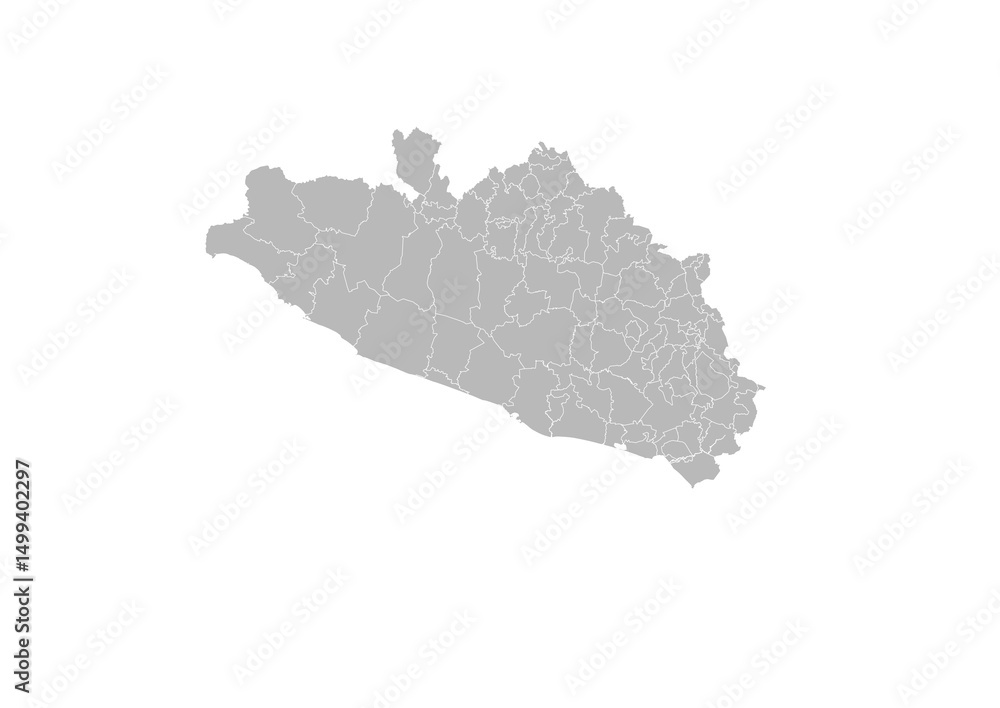 Guerrero, Mexico – administrative vector map with municipality boundaries (Web Mercator projection, PPT-compatible & fully editable) Guerrero, Mexico – administrative vector map with municipality boundaries (Web Mercator projection, PPT-compatible & fully editable)