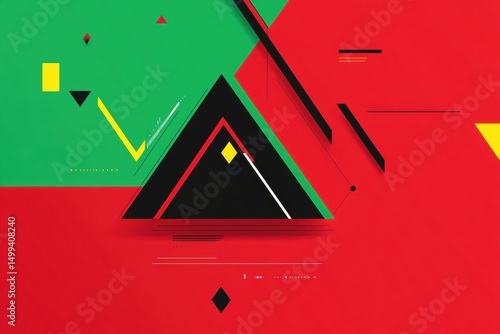 Abstract geometric shapes background