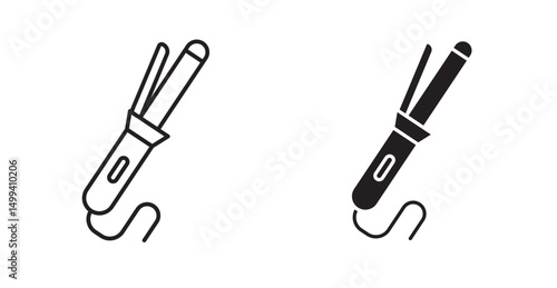 Hair curler icon