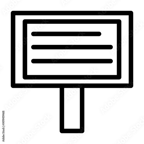 protest line icon