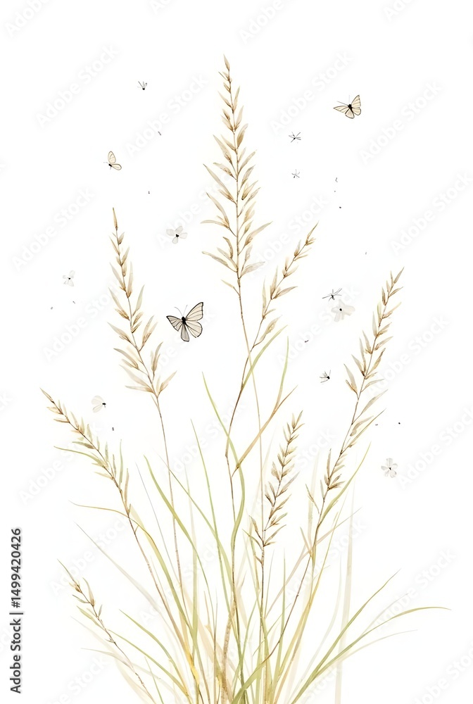 Fototapeta premium Wheat in summer