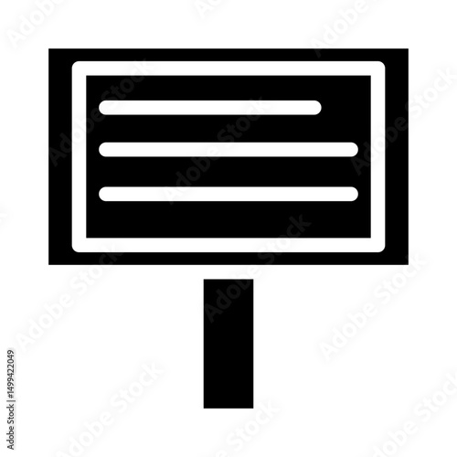 protest glyph icon