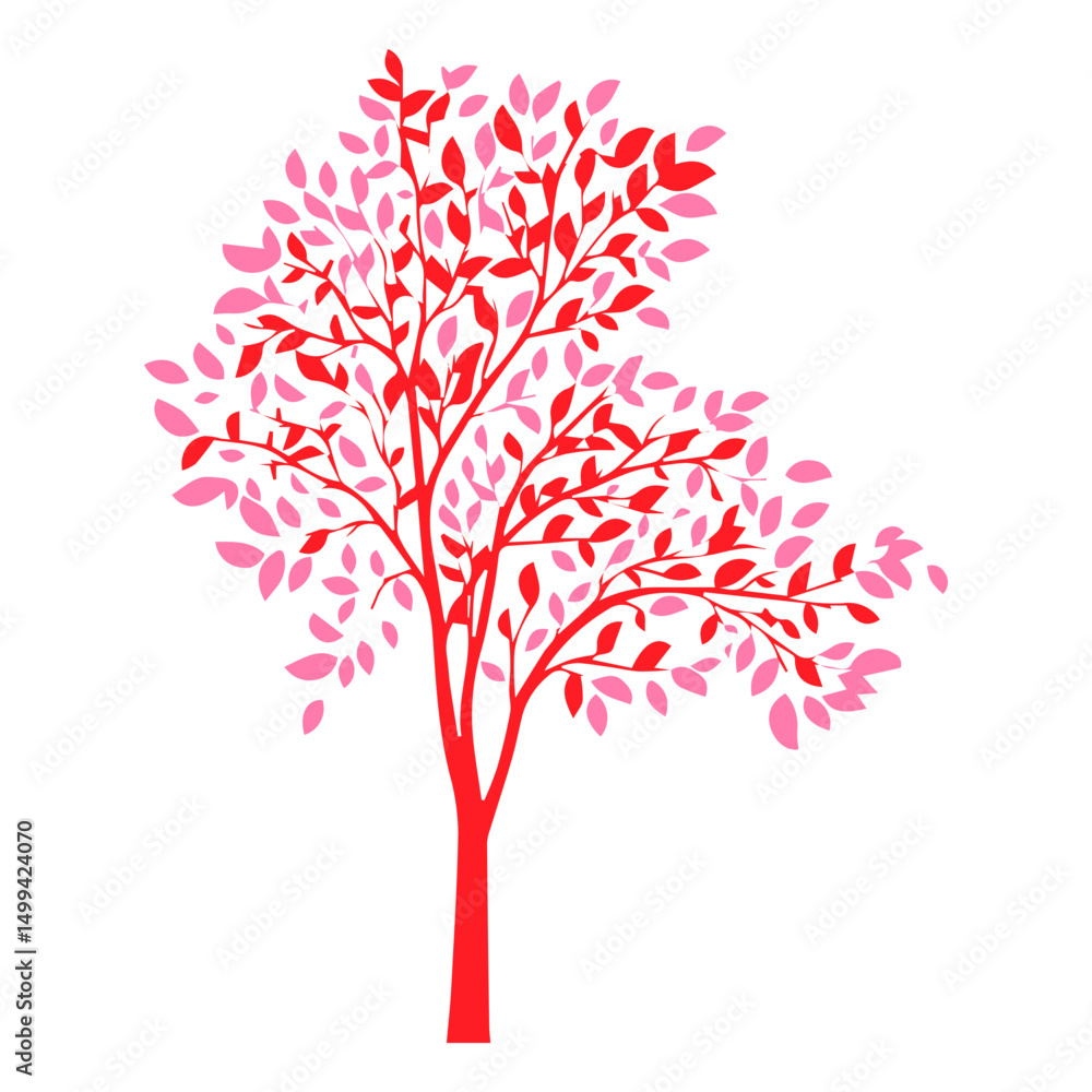 Obraz premium silhouette tree icon
