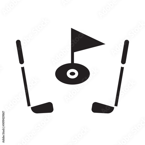 Golf Club Icon Design