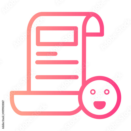 document gradient icon