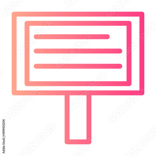 protest gradient icon