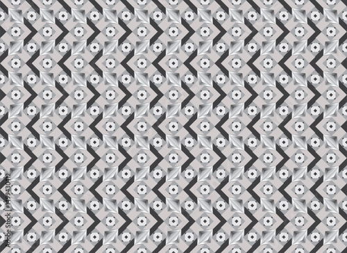 Geometric vector background with sacral tribal ethnic elements. Traditional triangles gypsy geometric forms sprites tribal themes apparel fabric tapestry print
