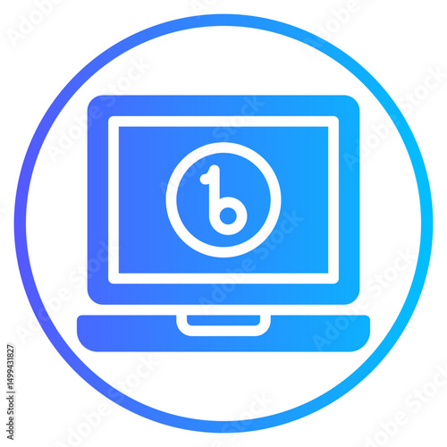 laptop gradient icon