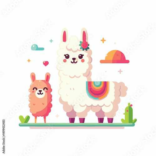 animal, llama, mammal, nature, alpaca, farm, cute, lama, wool, vector, pet, illustration, domestic, fluffy, peru, portrait, wildlife, cartoon, isolated, fur, graphic, zoo, character, furry, funny, out