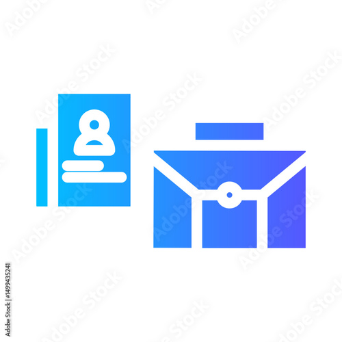 employment gradient icon