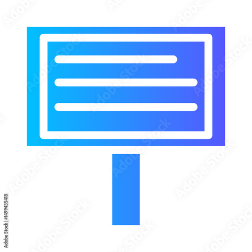 protest gradient icon