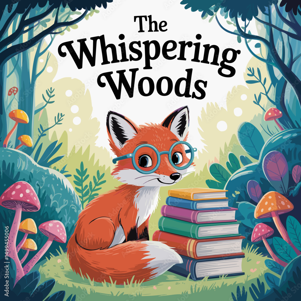 Naklejka premium kdp, kdp interior, book interior, cute cover, kids book cover, kids cover, cover for kids coloring book, cute coloring book cover, cover, cute kids illustration, cartoon cover, cartoon illustration, k