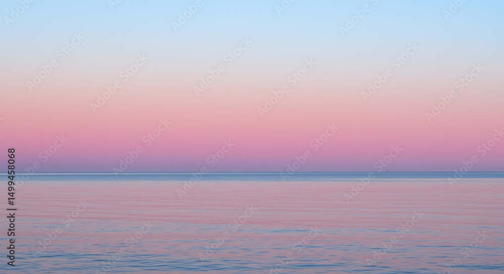 Obraz premium Peaceful Ocean at Sunset