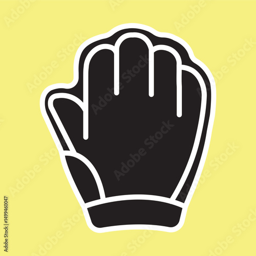 Baseball Glove Icon Design