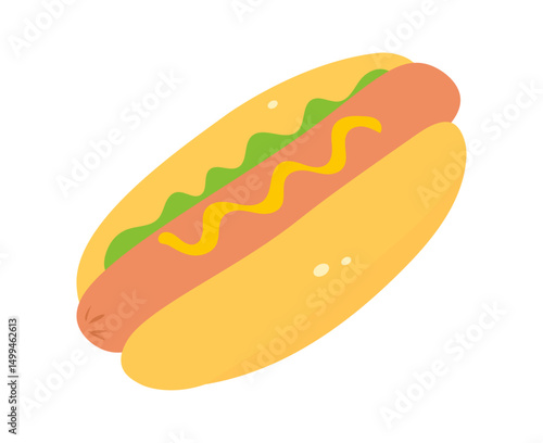 Hot dog grafika