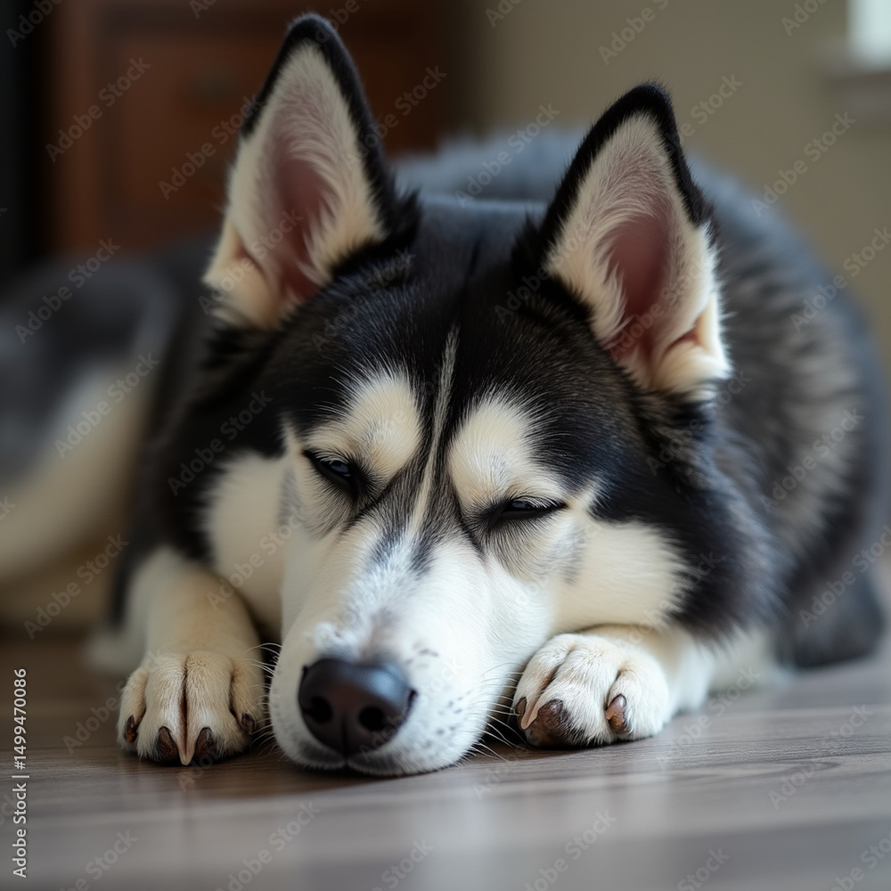 Obraz premium siberian husky dog