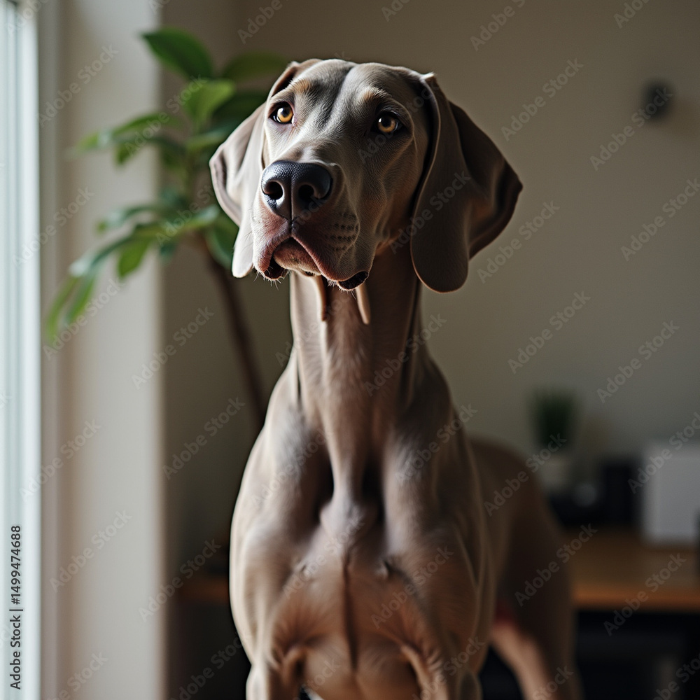 weimaraner dog weimaraner dog
