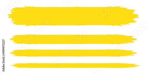 Creative Brush Strokes Vector Bundle, Vector Brush Strokes Collection for Digital Design,