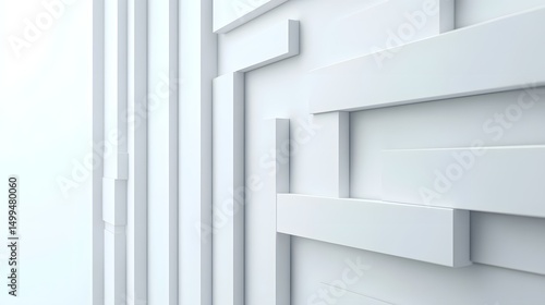 Wallpaper Mural Minimal white streaks across a clean, futuristic background. Torontodigital.ca