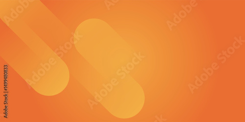 Abstract orange background with diagonal lines. Dynamic shapes composition.