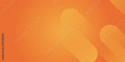 Abstract orange background with diagonal lines. Dynamic shapes composition.