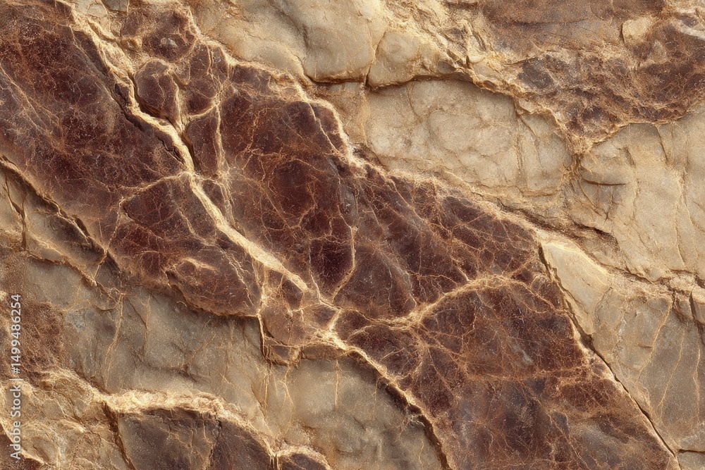 Natural veined marble in warm brown tones, suited for interior texture design Natural veined marble in warm brown tones, suited for interior texture design