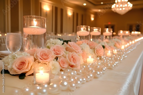Elegant Wedding Reception Table Setting