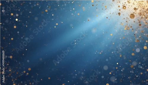 oxford blue And Platinum gold dots abstract background gradient color Gradient Background