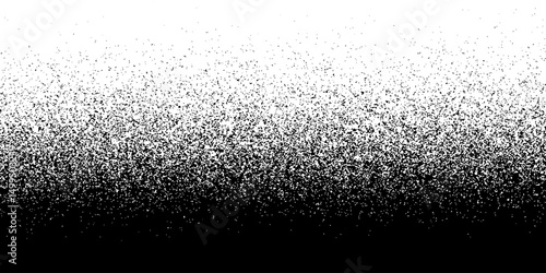 Noise grain background, pointillism dots gradient or dotwork pattern, vector stipple effect. Grain noise halftone or grainy texture or dotwork grain noise