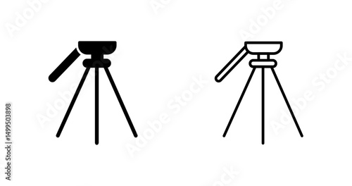 Tripod Stand Vector Icon