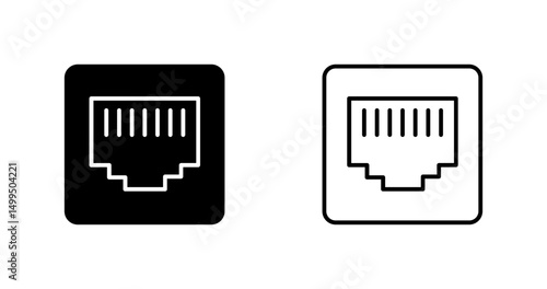 Ethernet Cable Vector Icon