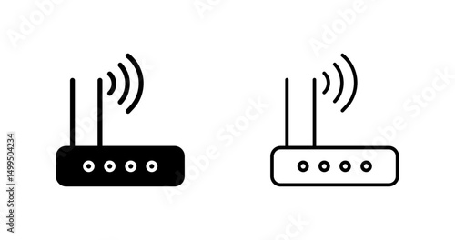 Wi Fi Router Vector Icon