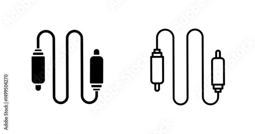 Audio Cable Vector Icon