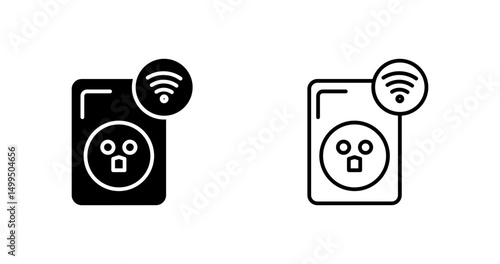 Smart Plug Vector Icon