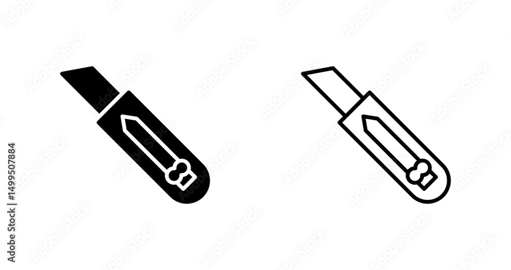 Utility knife Vector Icon Utility knife Vector Icon