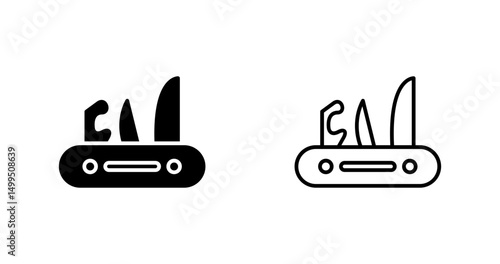 Pocket knife Vector Icon