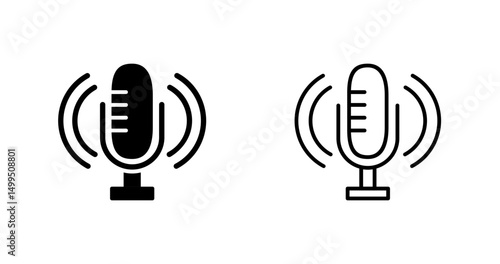 Microphone Vector Icon