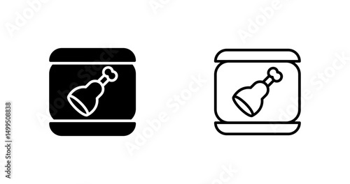 Non perishable food Vector Icon