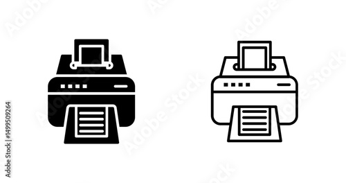Inkjet Printer Vector Icon