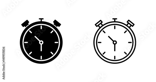 Free Download Stopwatch Vector Icon - GFXLoad