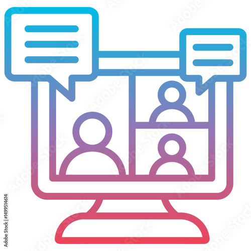 Video Conference Icon