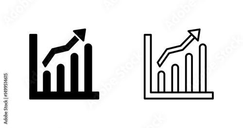 Bar Graph Vector Icon