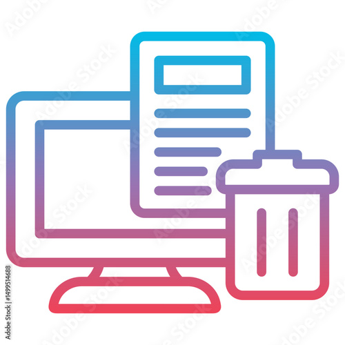 Document Deletion Icon