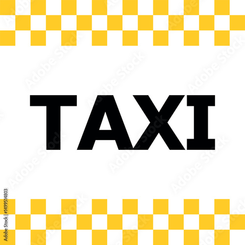 taxi sign vector illustration