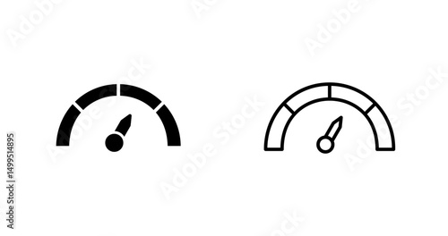 Credit Score Vector Icon
