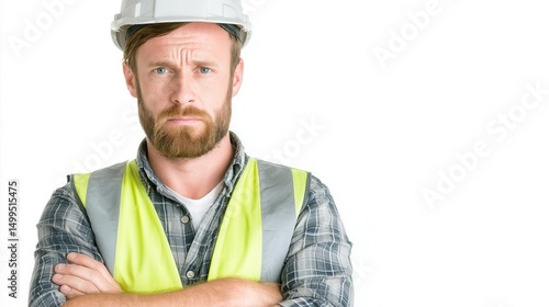 Construction worker portrait